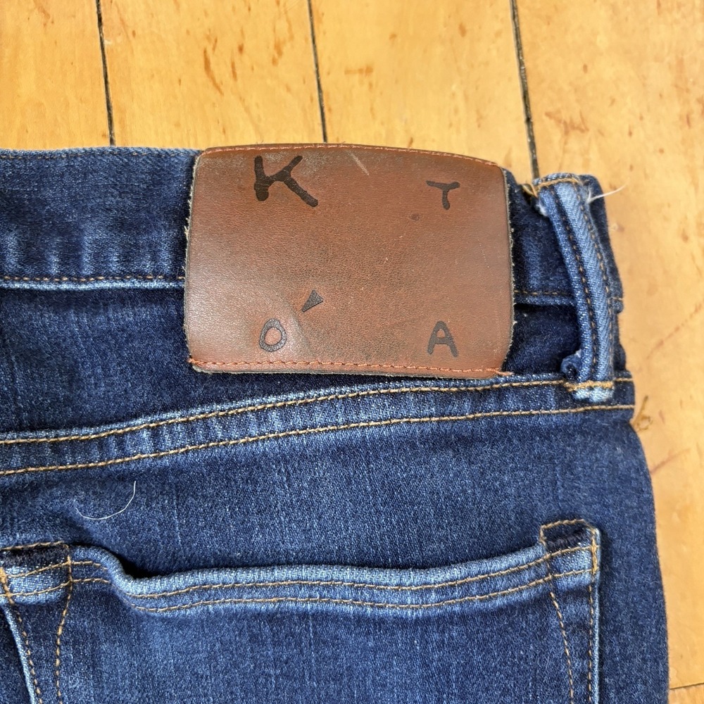 Hiroshi Kato The Needle Skinny Jeans Mens 30x30 Blue Selvedge Made In USA READ - Picture 15 of 16
